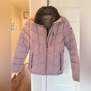 Calvin Klein Women's Mauve Puffer Jacket